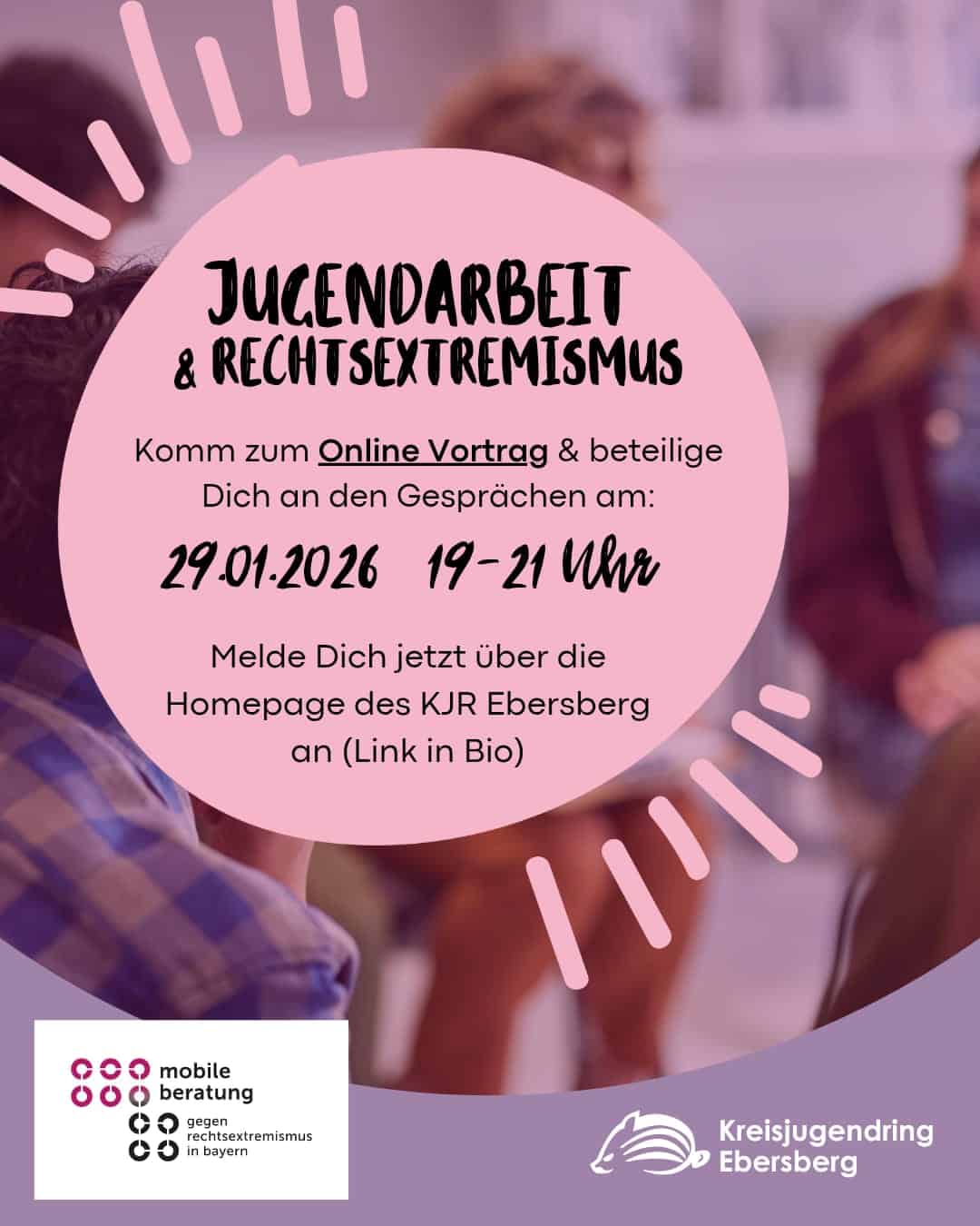 Online Vortrag und Gespräch: Jugendarbeit und Rechtsextremismus